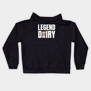 Legendary Cow Pun Kids Hoodie